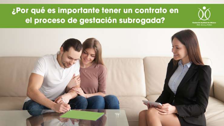 ¿Por qué es importante tener un contrato en el proceso de gestación subrogada?